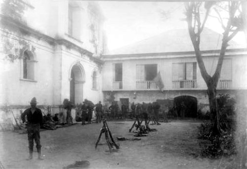 Las Piñas Church, used as headquarters by Maj. Gen. Henry Lawton. - June 10-12, 1899