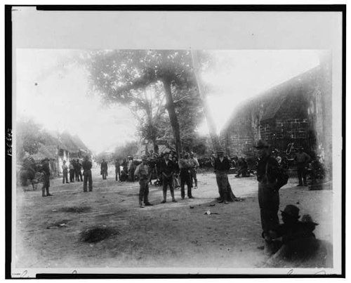 Maj. Gen. Henry Ware Lawton in Las Piñas Church. The view facing south towards Zapote,